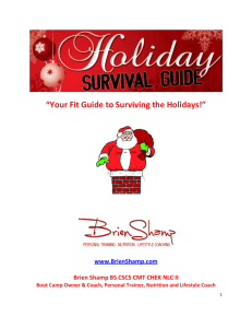 “Your Fit Guide to Surviving the Holidays!”