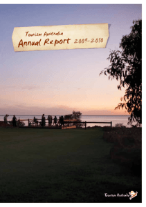 2010 Annual Report - Tourism Australia