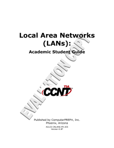 Local Area Networks (LANs)