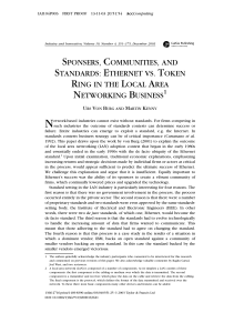 ethernet vs. token ring in the local area networking business