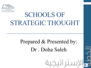 School of Strategic Thought