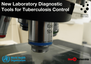 New laboratory diagnostic tools for tuberculosis control