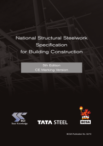 National Structural Steelwork Specification for Building Construction