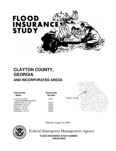 clayton county, georgia - Georgia Flood Mapping Program