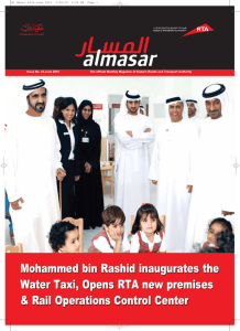 Mohammed bin Rashid inaugurates the Water Taxi, Opens RTA new