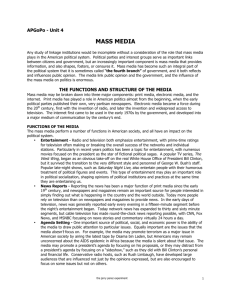 mass media - the jerry perez experiment