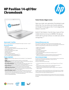 HP Pavilion 14-q070nr Chromebook