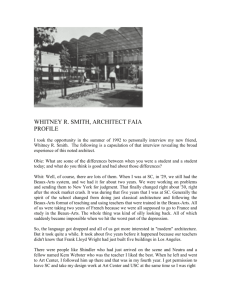 whitney r. smith, architect faia profile