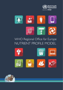 WHO Regional Office for Europe nutrient profile model
