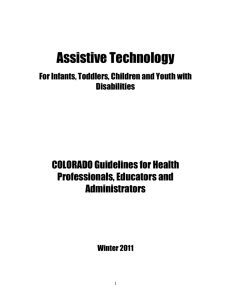 Assistive Technology - Colorado Department of Education