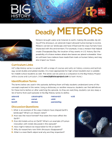 Deadly METEORS