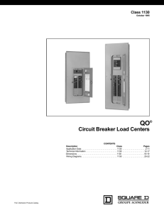 Circuit Breaker Load Centers