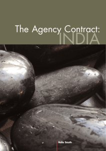 The Agency Contract - E-Iure