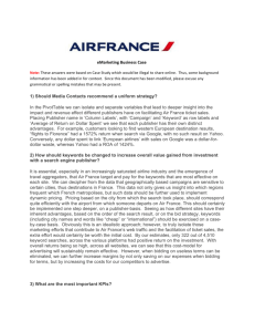 Air-France eMarketing Case