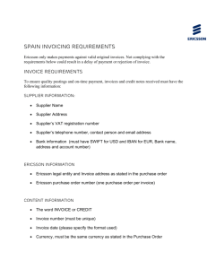 Spain Invoicing Requirements