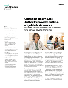 Online Enrollment program | IT case study | Oklahoma Health Care