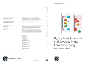 Hydrophobic Interaction and Reversed