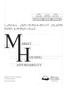 Local Government Guide for Improving Market Housing Affordability