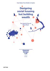 Designing social housing but building wealth