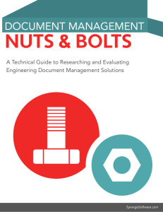 Document Management Nuts & Bolts