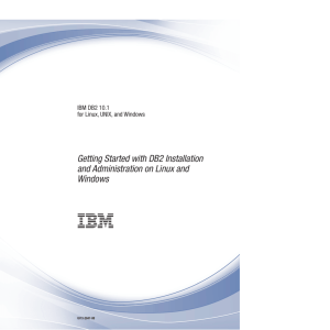 Getting Started with DB2 Installation and