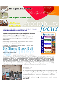 Certified Six Sigma Black Belt