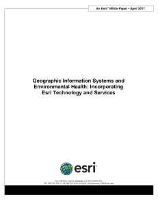 Geographic Information Systems and Environmental Health