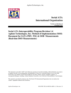 Serial ATA International Organization - SATA-IO