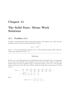 Chapter 11 The Solid State. Home Work Solutions