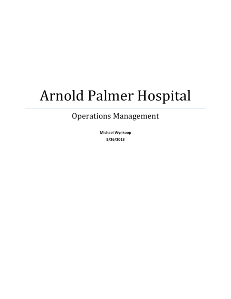 how does arnold palmer hospital empower employees