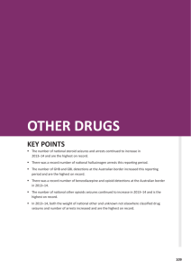 other drugs - Australian Crime Commission