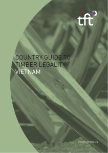 Country guide to timber legality: Vietnam