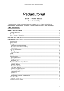 Radar Basics - radartutorial.eu