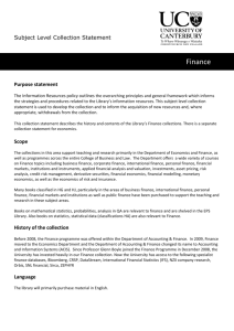 Finance - Library