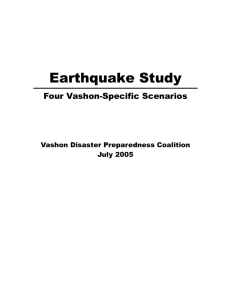 Earthquake Study - VashonBePrepared