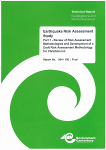 Earthquake Risk Assessment Study