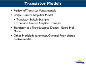 Transistor Models