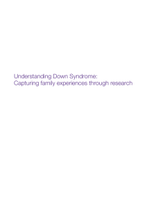 Understanding Down Syndrome: Capturing