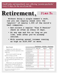 How “Plan B Pensions”