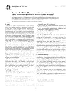 Vapor Pressure of Petroleum Products (Reid Method)1