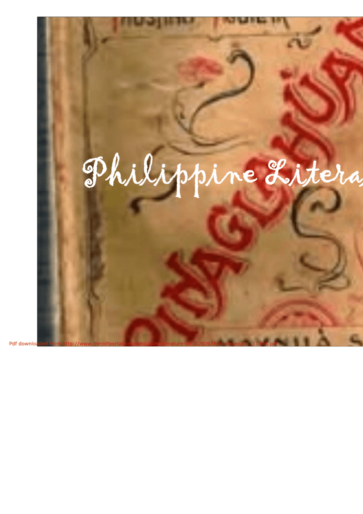 Philippine Literature