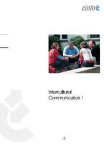 Intercultural Communication I