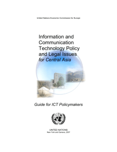 Information and Communication Technology Policy and Legal Issues