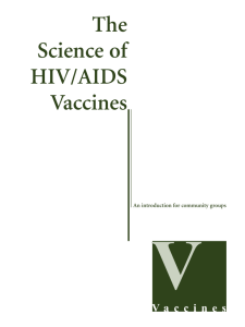 The Science of HIV/AIDS Vaccines