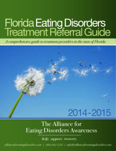 Florida Eating Disorders Treatment Referral Guide