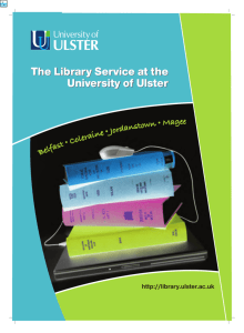 Document Delivery - University of Ulster Library