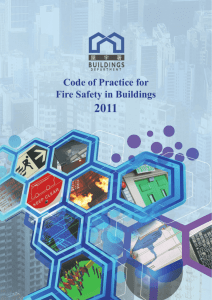 Code of Practice for Fire Safety in Buildings 2011