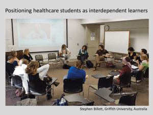 Positioning higher education students as interdependent learners