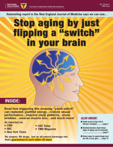 Stop aging by just flipping a “switch” in your brain