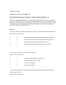 sap education sample questions: p_abap_70